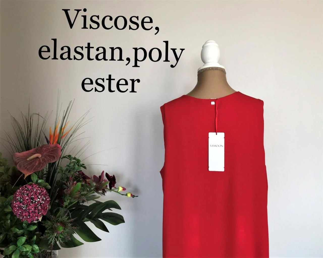 Samoon M44 blusa fina sin mangas. – photo 3
